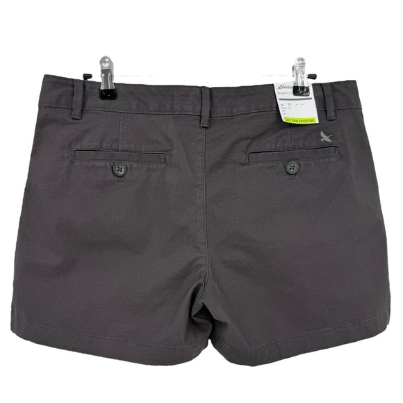 Eddie Bauer Women's Willit Stretch Legend Wash Shorts in Carbon 10 Petite - Picture 4 of 12